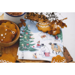 Moomin Napkins Christmas Wonderland 33 cm Suomenkerta