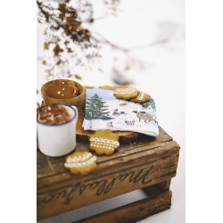 Moomin Napkins Christmas Wonderland 33 cm Suomenkerta