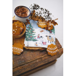 Moomin Napkins Christmas Wonderland 33 cm Suomenkerta