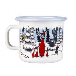 Moomin Enamel Mug Winter Forest 0.25 L