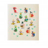Moomin Dishcloth Moomin 50's Pattern 17 x 20 cm