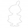 Moomin Little My  Cookie Cutter Size M