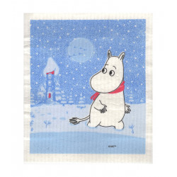Moomin Dishcloth Moomin Snow Optodesign 17 x 20 cm