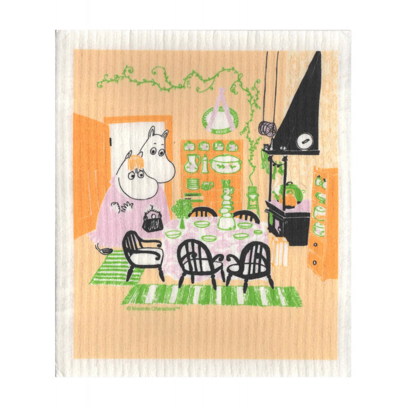 Moomin Dishcloth Kitchen 17 x 20 cm