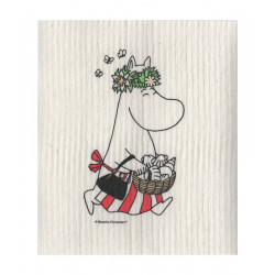 Moomin Dishcloth Moominmamma Midsummer 17 x 20 cm