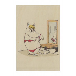 Moomin Wooden Postcard Birch Plywood Snorkmaiden
