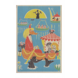 Moomin Wooden Postcard Birch Plywood Wedding Party