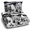 Moomin Duvet Cover Pillow Case Bed Set Evening 150 x 210 cm Organic Cotton