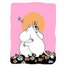Moomin Greeting Card Letterpressed  Love