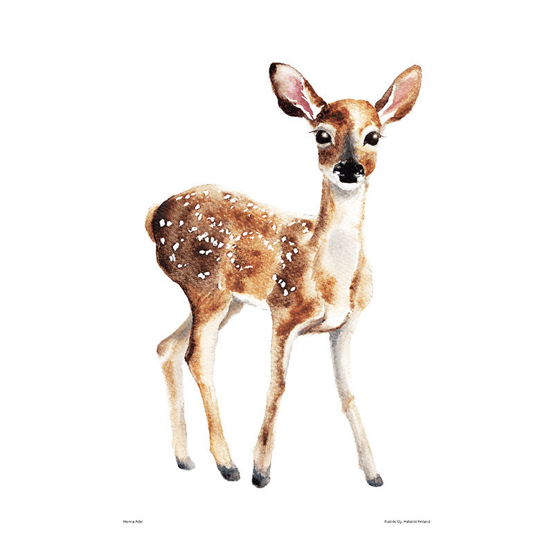 Henna Adel Poster 24 x 30 cm Deer