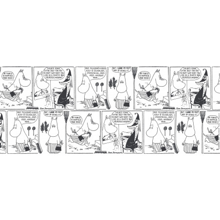 Moomin Thin Linen Fabric Comics Moominmamma Finlayson 100 x 150 cm