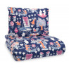 Moomin Duvet Cover Pillow Case Magic Moomin Dark Blue 150 x 210 cm/55 x 65 cm