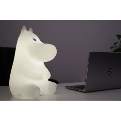 Moomin Lamp Night Touch Light Silicon with Memory USB Battery Moomintroll 22 cm