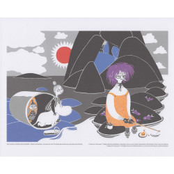 Moomin Set of 4 Posters 24 x 30 cm from Calendar Set 3 Putinki 