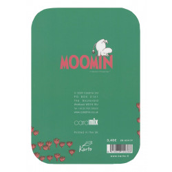 Moomin Glitter  Greeting Card with Envelope 12 x 17 cm Karto