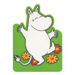 Moomin Postcard Moomintroll Green Shaped