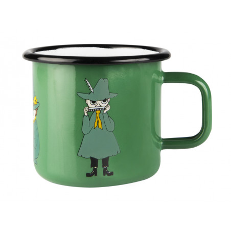 Moomin Enamel Mug 0.37 L Snufkin Retro Green