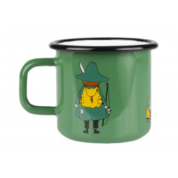 Moomin Enamel Mug 0.37 L Snufkin Retro Green