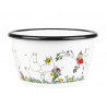 Moomin Enamel Bowl 0.3 L Happy Family