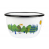 Moomin Enamel Bowl 0.6 L Moominvalley