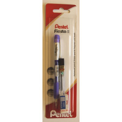 Pentel Fiesta II Automatic Pencil Eraser and Refill Leads 0.5 mm