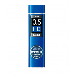 Pentel AinStein 0.5 mm HB Pencil Lead Refils 40 pcs