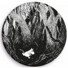 Moomin Pot Coaster Cork Running Moomin 23.5 cm