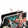 Moomin Emma Pouch Clutch Bag Magic Forest Black