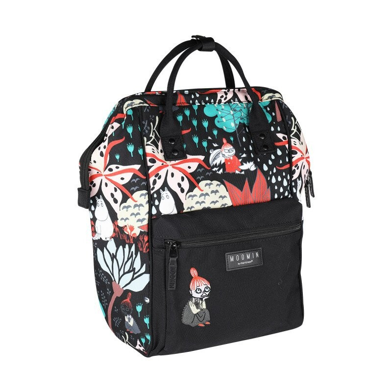 Moomin Samu Backpack Magic Forest Black