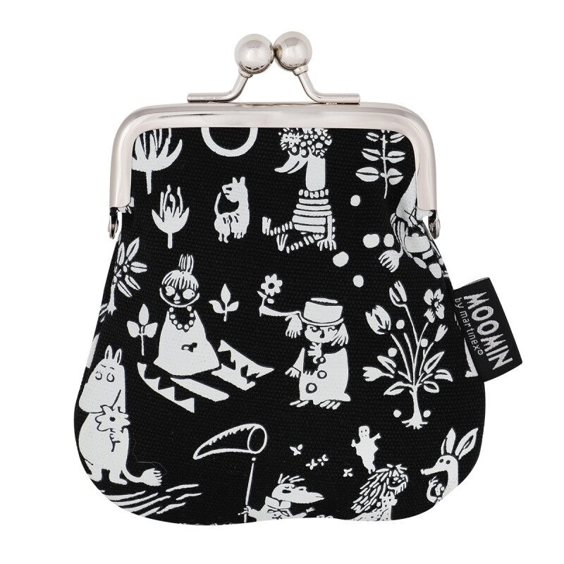 Moomin Sanna Coin Pouch Tove Black