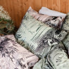 Moomin Duvet Cover Set Forest Rose Black 150 x 210 cm 50 x 60 cm GOTS