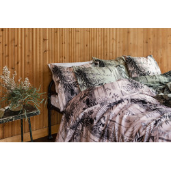 Moomin Duvet Cover Set Forest Rose Black 150 x 210 cm 50 x 60 cm GOTS