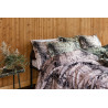Moomin Duvet Cover Set Forest Rose Black 150 x 210 cm 50 x 60 cm GOTS