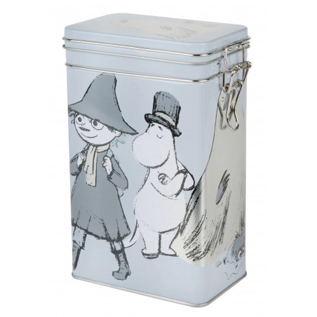 Moomin Coffee Tea Tin Box  Moominvalley Sketch