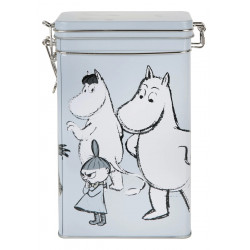 Moomin Coffee Tea Tin Box  Moominvalley Sketch