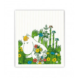 Moomin Dishcloth 17 x 20 cm Snorkmaiden Summer