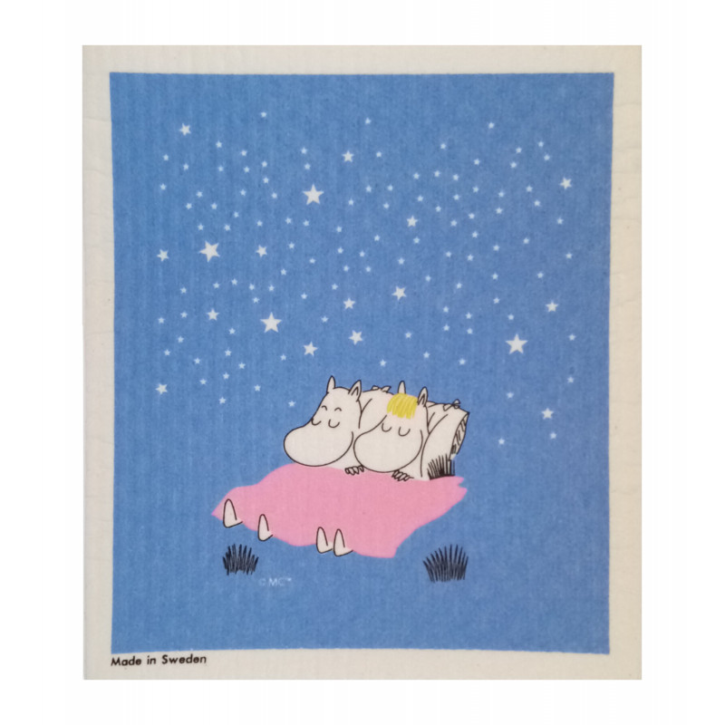 Moomin Dishcloth Moomin Goodnight 17 x 20 cm