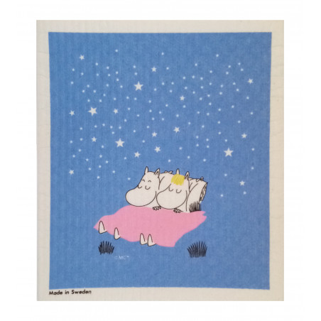 Moomin Dishcloth Moomin Goodnight 17 x 20 cm
