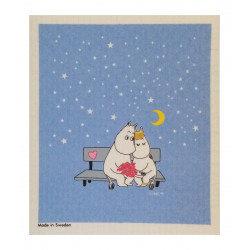 Moomin Dishcloth Moomin Evening Love 17 x 20 cm