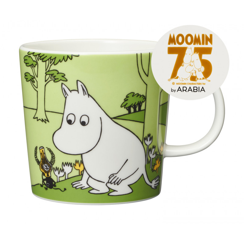 Moomin Mug Moomintroll and Martian 75 Years 0.3 L Arabia