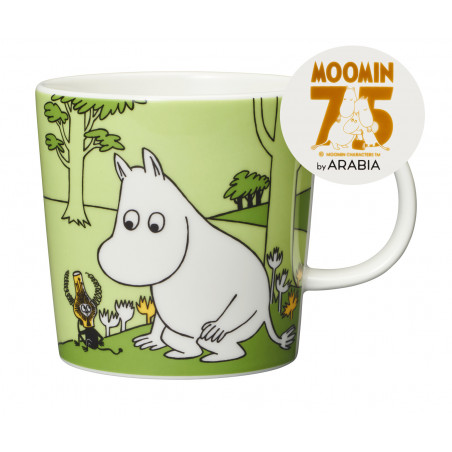 Moomin Mug Moomintroll and Martian 75 Years 0.3 L Arabia