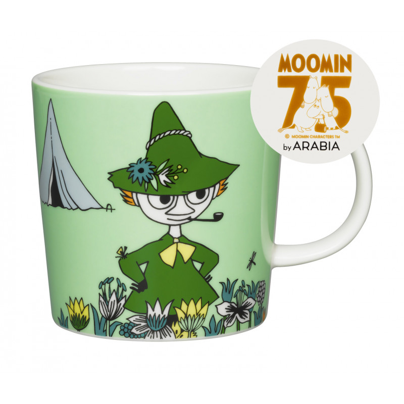 Moomin Mug Snufkin Green 75 Years 0.3 L Arabia