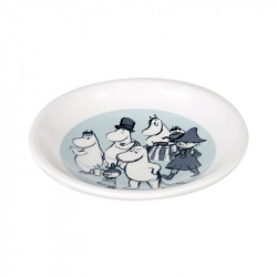 Moominvalley Sketch Teabags Melmaine Plate