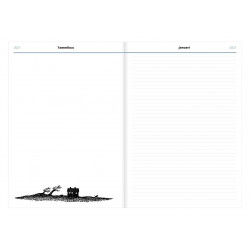 Moomin Hardcover Calendar Weekly Planner 2021