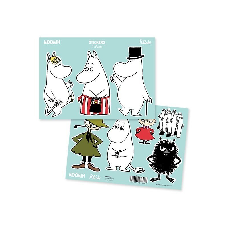 Moomin Large Character Stickers 2 pcs