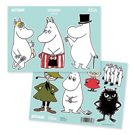 Moomin Large Character Stickers 2 pcs