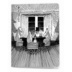 Moomin Small Notebook 9 x 12 cm At the table
