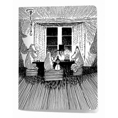 Moomin Small Notebook 9 x 12 cm At the table