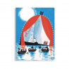 Moomin Small Notebook 9 x 12 cm Floating Theater
