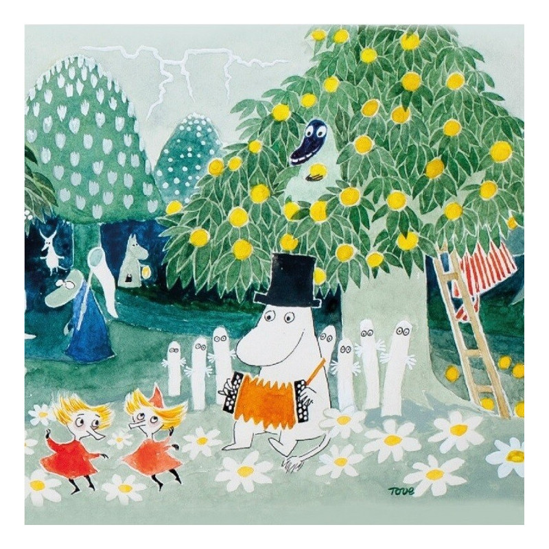 Moomin Napkins Magic Meadow 33 x 33 cm Suomenkerta